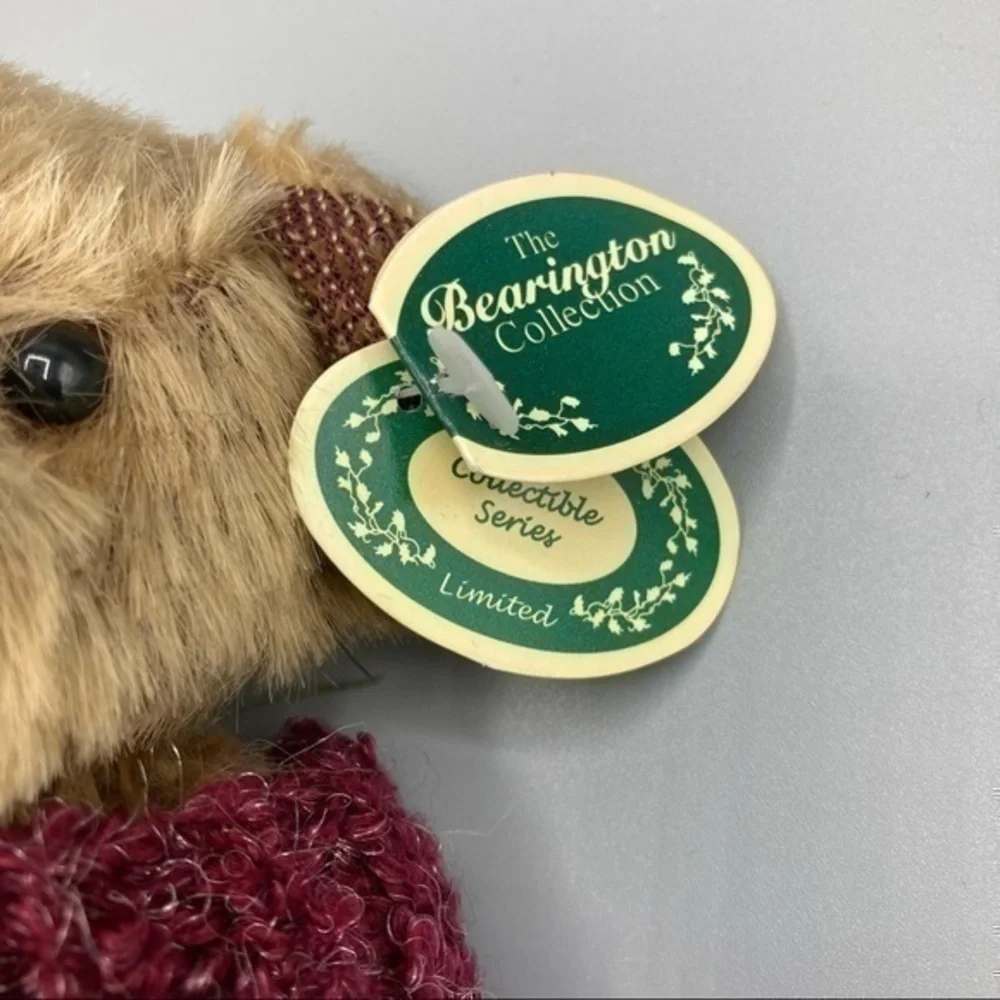 💋 ✨Bearington Collection Toby #1369 NWT Sweater Holiday Bear 🐻